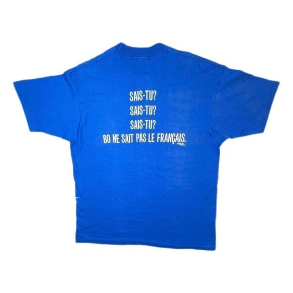 Vintage 90s French Club Juste Fais-Le Tee - Picture 4 of 7